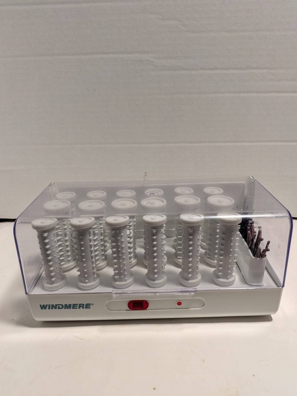 Windmere White Heated Hair Rollers Set